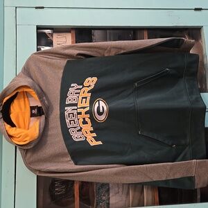 NFL Green Bay Packers Hooded Sweatshirt size XL 18 embroidered letters